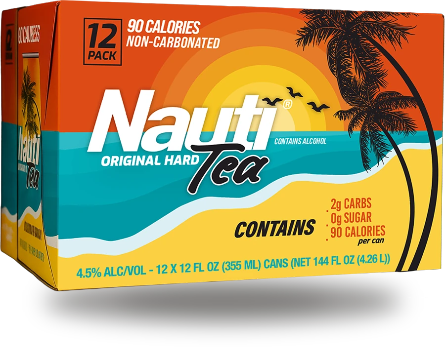 NautiTea Original Hard Tea 12-pack box
